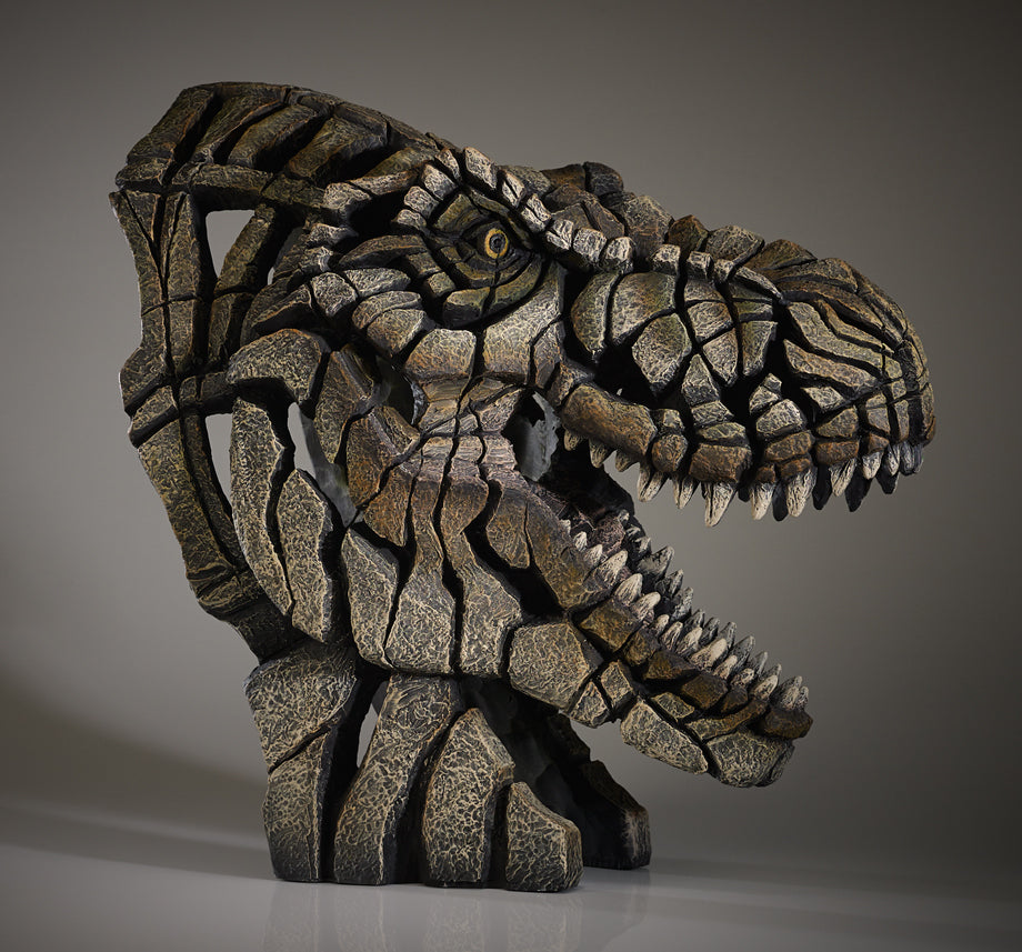 Edge Sculpture Tyrannosaurus Rex Bust by Matt Buckley JustSculpturesEU